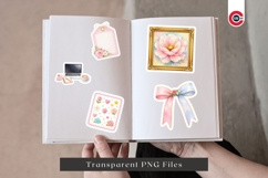 Romantic Blush Floral Planner &amp; Digital Business Clipart Product Image 5