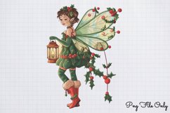 Beautiful Fairy Christmas Sublimation PNG Product Image 1