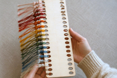Embroidery floss organizer precut file, 42 holes design cros Product Image 5