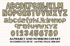 Back to School Alphabet png, letters doodle, school clipart Product Image 5