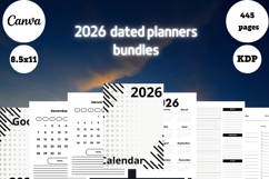 best simple 2026 dated planners bundle 3 Product Image 1