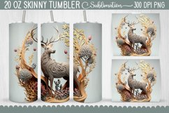 3D American Deer Tumbler Bundle - 11 Designs Product Image 6