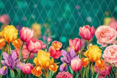 Tulips Background, Floral Background Designs Product Image 5