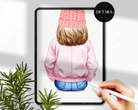 Autumn Kids Clipart | DIY Portrait Creator Set Product Image 5