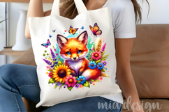Fox Png, Woodland Animal Sublimation Design Product Image 4