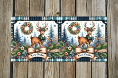 Christmas deer | 4 vintage Sublimation Mug design PLUS Product Image 5