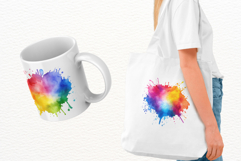 Colorful Water Stains Clipart Product Image 2