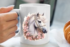 Cute Pink Christmas Animals Clipart Sublimation Product Image 5