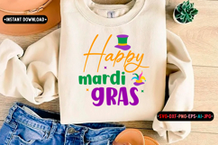 Happy mardi gras Quotes SVG Design, Mardi gras Product Image 1