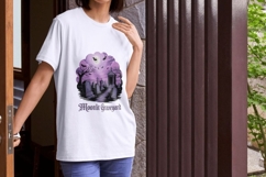 Haunted Harvest Autumn Leaves &amp; Spooky Scenes PNG Pack Product Image 5