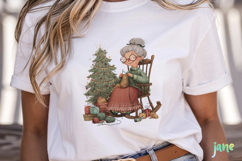 Christmas Grandma Clipart Product Image 2