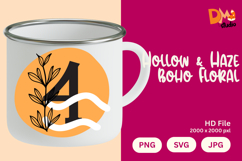 Hollow &amp; Haze Boho Floral Monogram Product Image 1