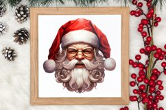 Vintage Black Santa Claus Sublimation Clipart, Santa PNG Product Image 4