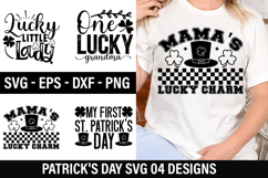 St. Patrick&#039;s Day SVG Design - One Lucky Grandma Product Image 1