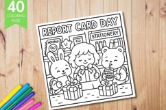 Cozy Eras Coloring Book, Cute and Cozy Digital Coloring Product Image 5