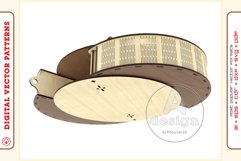 Box Organizer v31 - laser cut file - Glowforge ready SVG Product Image 5