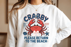 If Crabby please return to the beach PNG sublimation |Beach Product Image 2