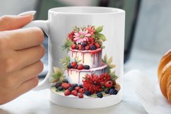 Christmas Cake Clipart, Christmas Cake Clipart Product Image 5