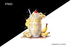 Milkshake Clipart, Food Clipart Product Image 1