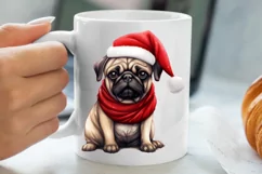 Christmas Dogs Sublimation Clipart, Christmas Dog Clipart Product Image 5