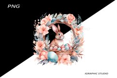 Easter Clipart, Easter Egg Clipart, Easter Bunny Png Product Image 1