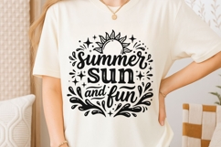 Summer Sun And Fun Svg, Summer Vibes Svg, Water Splash Svg. Product Image 6