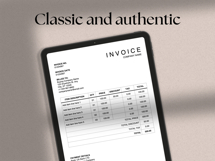 Invoice sample | payment receipt template | word and docs Product Image 6