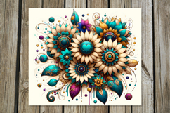 Fairy sunflowers | straight skinny tumbler sublimation Product Image 5