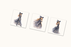 Witch Watercolor Clipart, Magical Witch Product Image 3