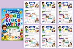 Sight Word Read, Trace &amp; Write Workbook Product Image 5