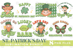 Happy St Patrick&#039;s Day PNG DTF Irish Lucky Beer Bundle Set Product Image 1