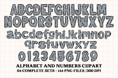 Father’s Day Alphabet clipart, father’s day letters doodle Product Image 5