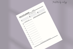 Printable Daily Planner | Minimalist Day Organizer | PDF Product Image 5