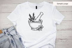 Hand Drawn Mortar And Pestle SVG - Halloween SVG Product Image 5
