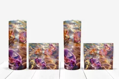 Gemstones Tumbler Sublimation, Crystals Tumbler Wrap Designs Product Image 5