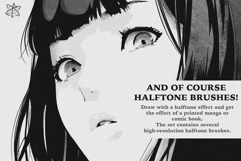 30 Manga Brushes For Procreate Product Image 5