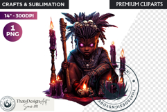 Black magic Voodoo clipart PNG , African witchcraft Product Image 1