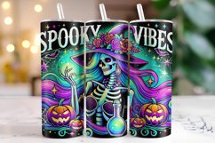 Halloween Spooky vibes Tumbler Wrap | Sublimation | Tumblers Product Image 1