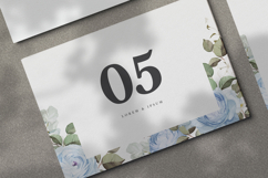 beautiful wedding card invitation set with roses flower Product Image 5