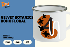 Velvet Botanics Boho Floral Monogram Product Image 1