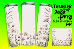 Beautiful 20oz Tumbler Artwork , Flowers Product Image 1