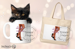 Keep Your Heels High Quote PNG Fashion Black Woman Legs PNG Product Image 6