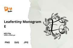 Leafertiny Monogram Product Image 1