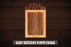 Baby Photo Frame Laser cut template Product Image 1