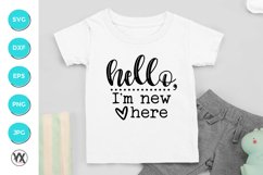 Hello, I'm New Here SVG Product Image 2