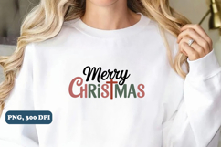 Merry Christmas Cross PNG, Christian PNG, PNG Sublimation Product Image 5