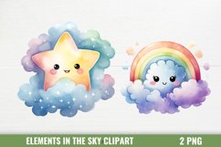 Elements In The Sky And Space Clipart Product Image 1
