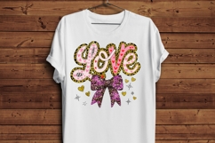 Love Leopard Print Sublimation Design Product Image 4