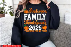 Thanksgiving 2025 PNG Funny Matching Crew Shirts,Family Product Image 8