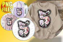5 Doodle Letter Valentine Bright Cheerful Charm! Product Image 1